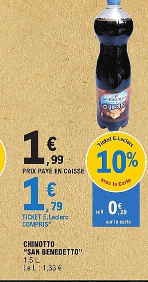 chinotto "san benedetto"