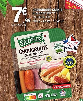 Choucroute Garnie D'alsace Igp "stoeffler"