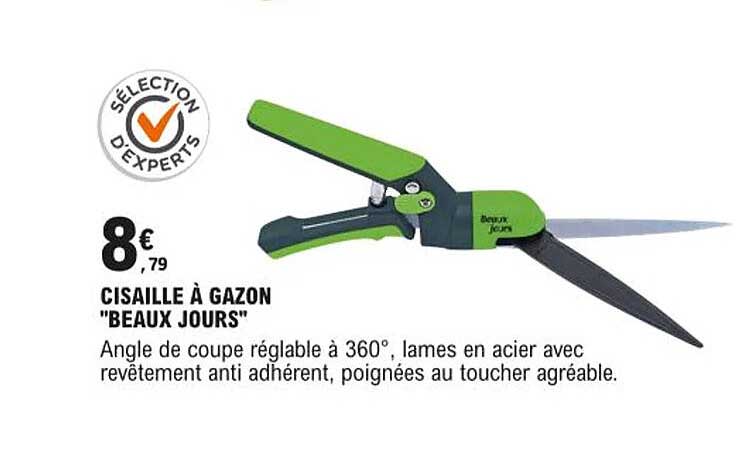 cisaille à gazon "beaux jours"