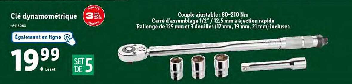 clé dynamométrique