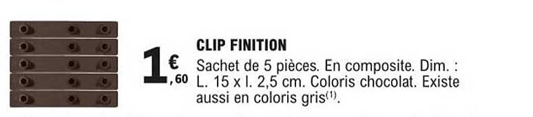 clip finition