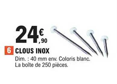 clous inox