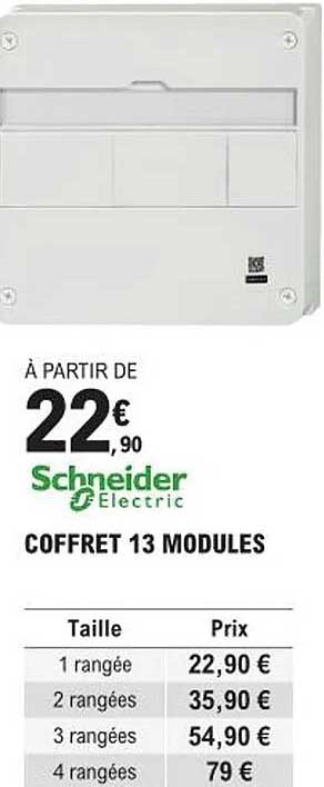 coffret 13 modules schneider electric