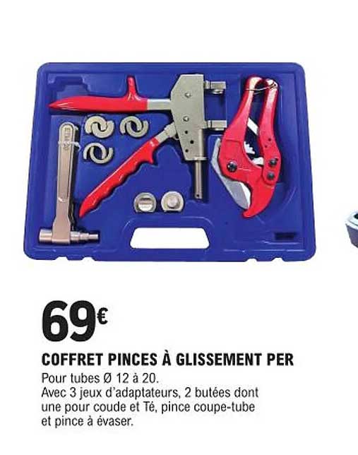 coffret pinces à glissement per
