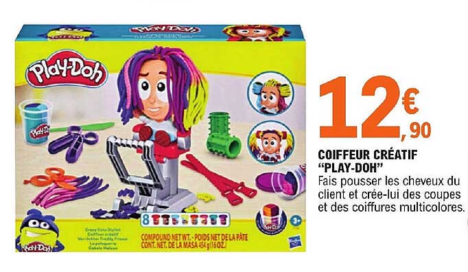 coiffeur créatif "play-doh"