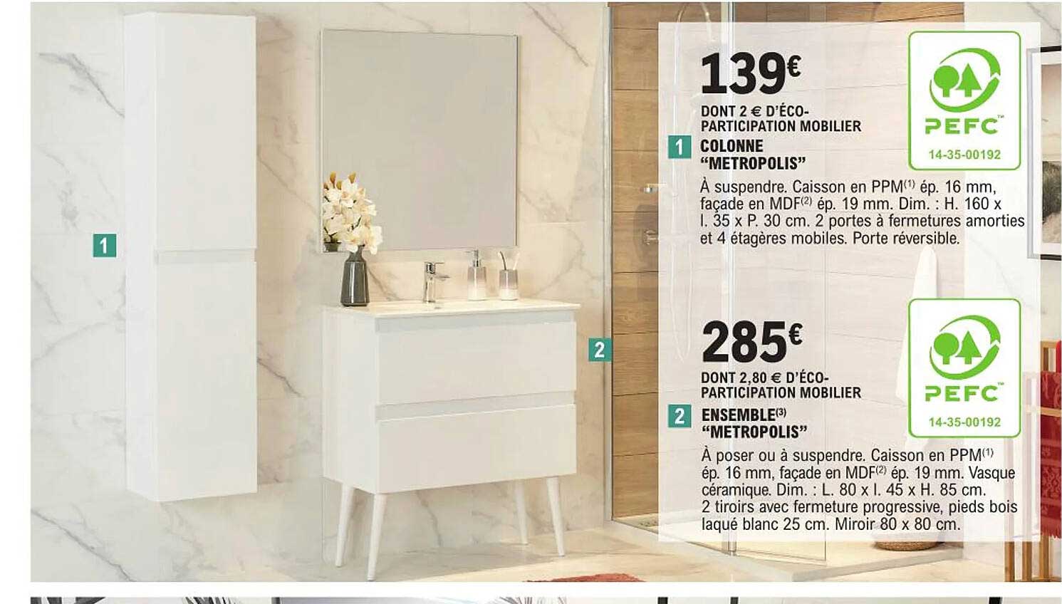 Colonne "metropolis", Ensemble "metropolis"