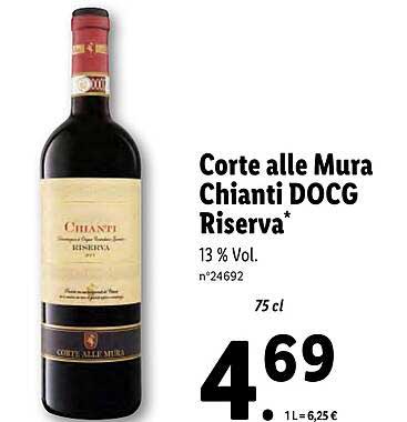 corte alle mura chianti docg riserva