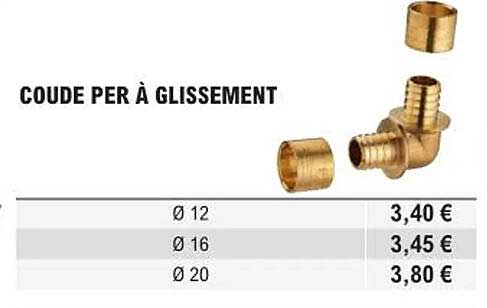 coude per à glissement