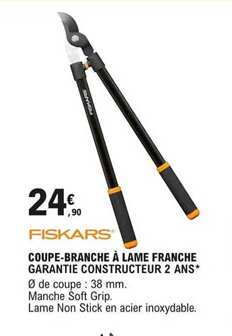 coupe-branche à lame franche fiskars