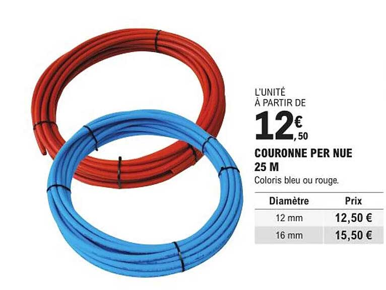 couronne per nue 25 m