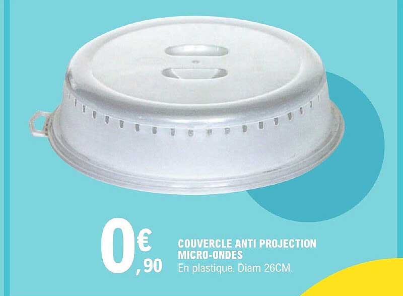 couvercle anti projection micro-ondes