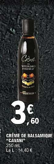 crème de balsamique "cavani"