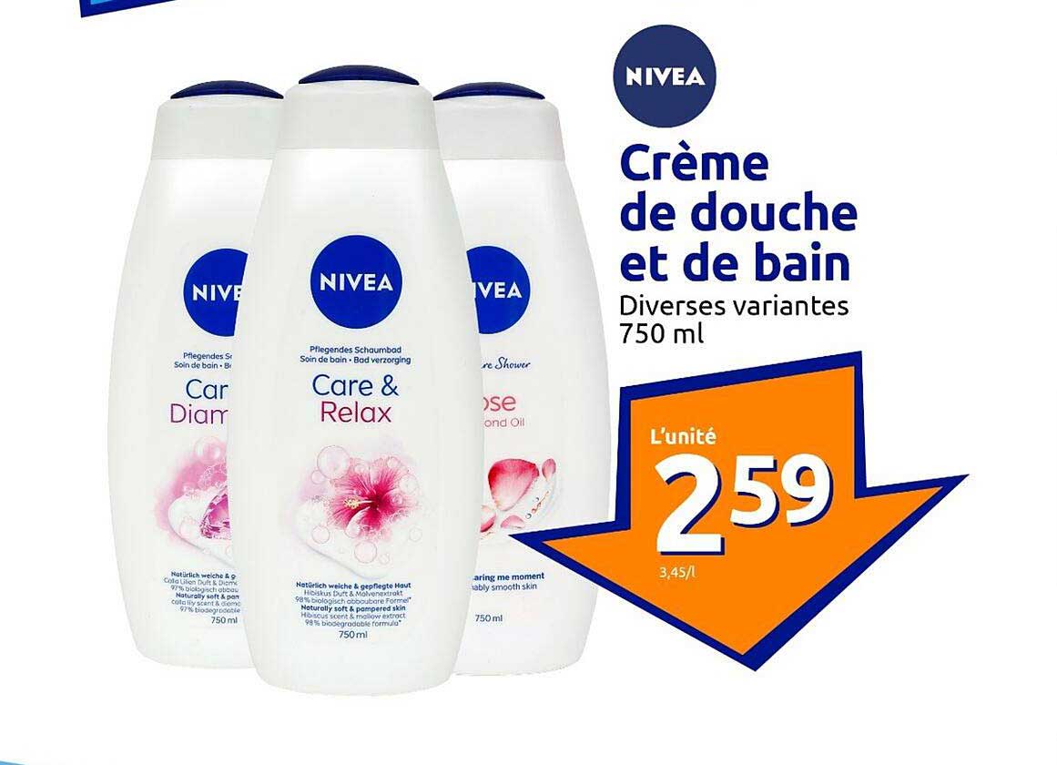 Crème De Douche Et De Bain Nivea