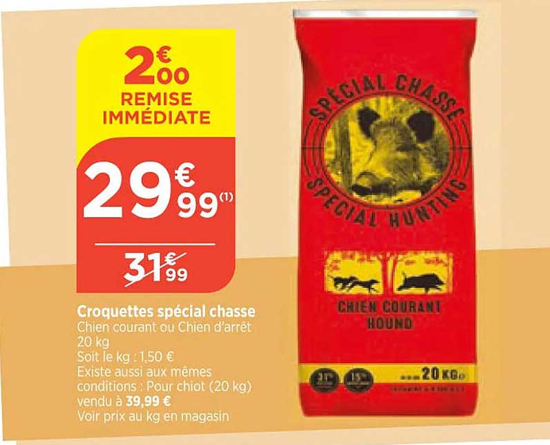 croquettes spécial chasse