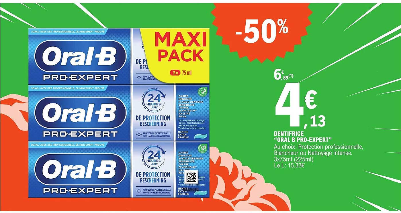 Dentifrice "oral B Pro-expert"