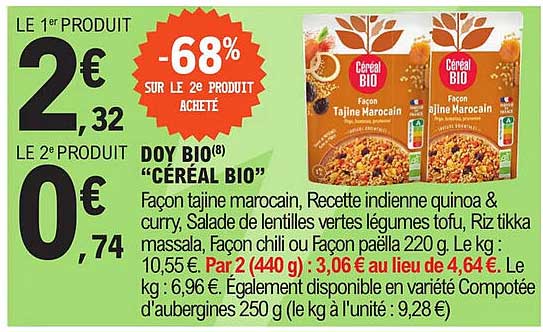 doy bio "céréal bio"