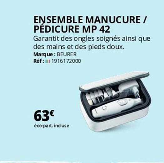 ensemble manucure / pédicure mp 42 beurer