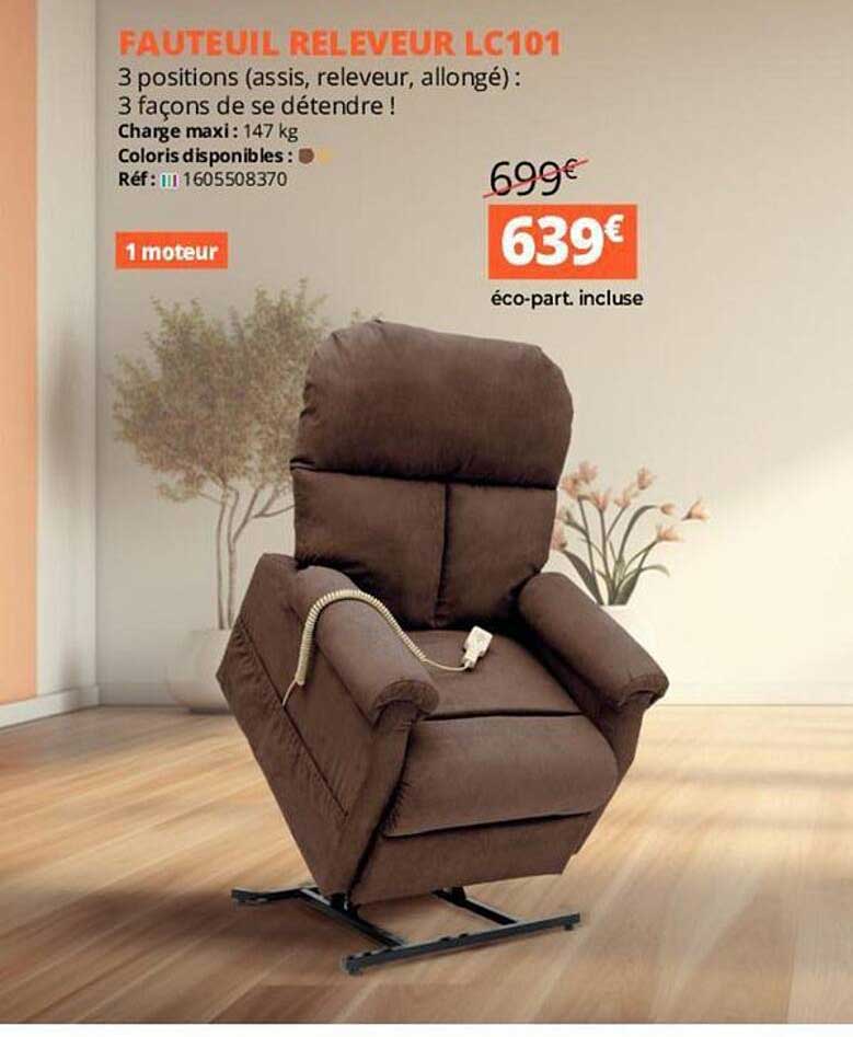 fauteuil releveur lc101