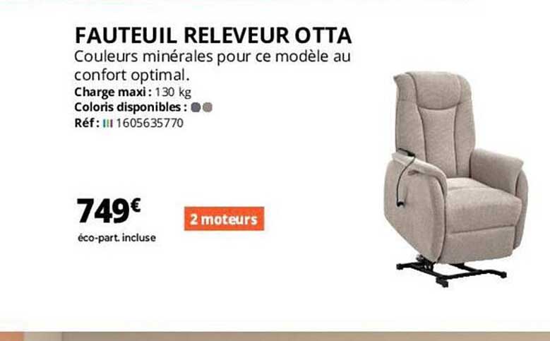fauteuil réleveur otta