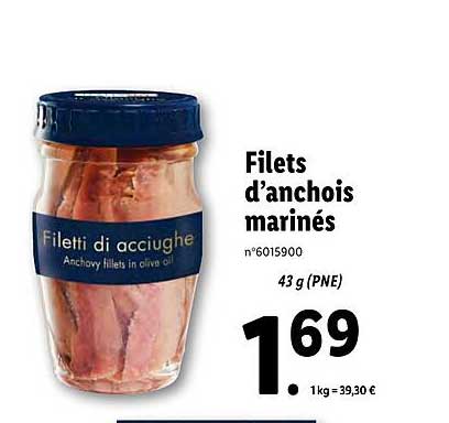 filets d'anchois marinés italiamo