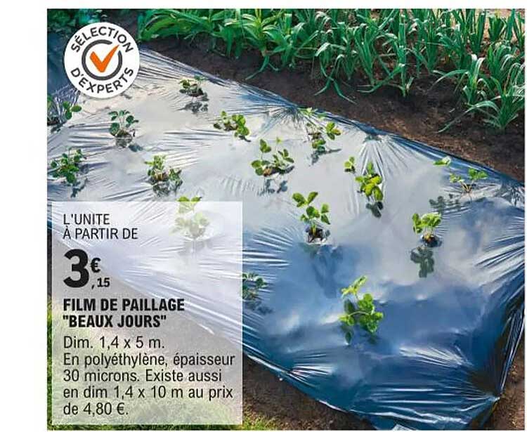 film de paillage "beaux jours"