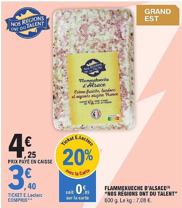 flammekueche d'alsace "nons régions ont du talent"