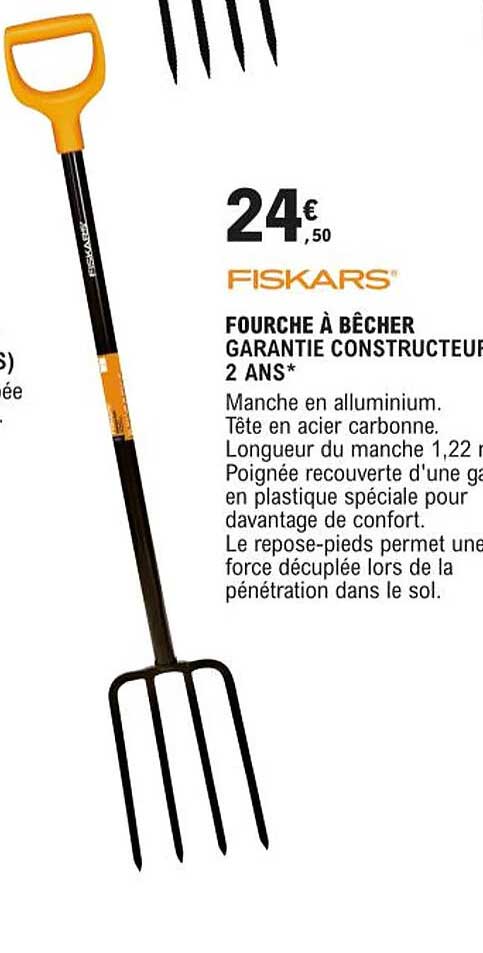 fourche à bêcher fiskars