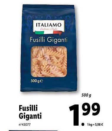 fusilli giganti italiamo