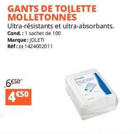 Gants De Toilette Molletonnés Joleti