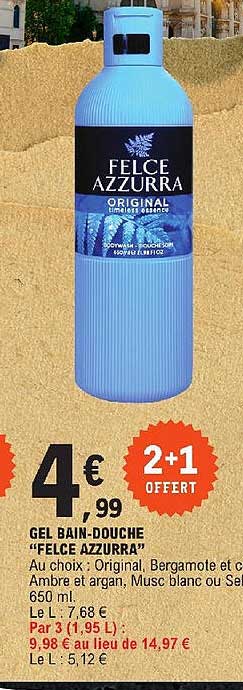 gel bain-douche "felce azzurra"