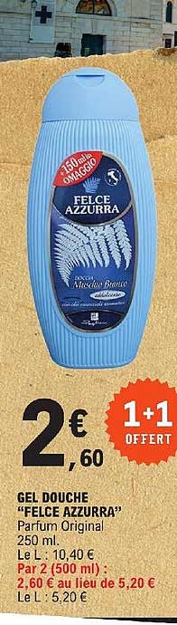 gel douche "felce azzurra"