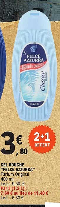 gel douche "felce azzurra"