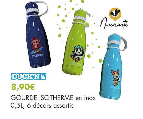 Gourde Isotherme En Inox Duck'n