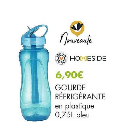 gourde réfrigérante en plastique homeside
