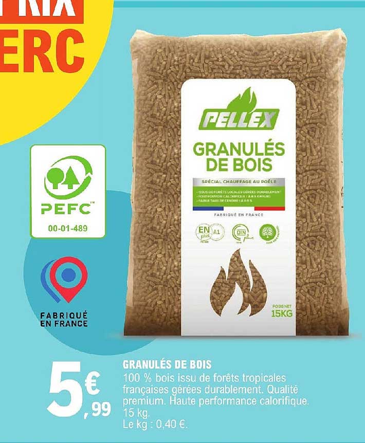Granulés De Bois Pellex
