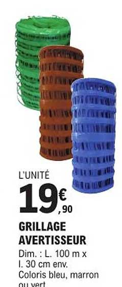 Grillage Avertisseur
