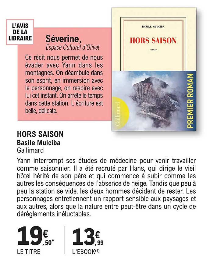 hors saison - basile mulciba