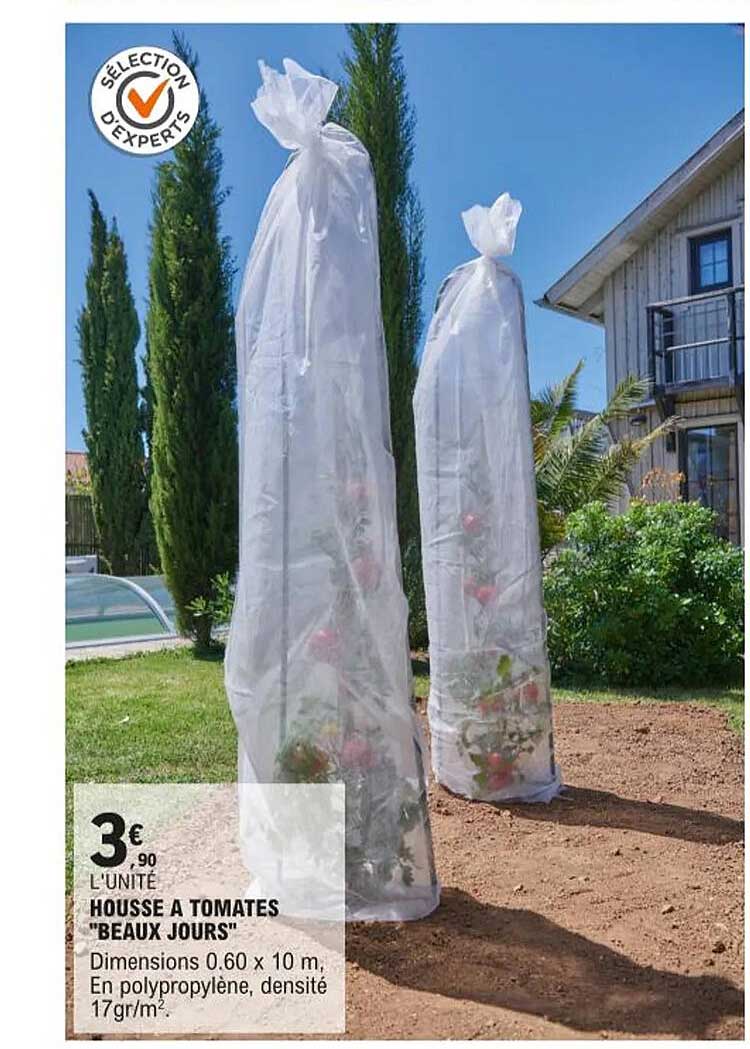 housse à tomates "beaux jours"
