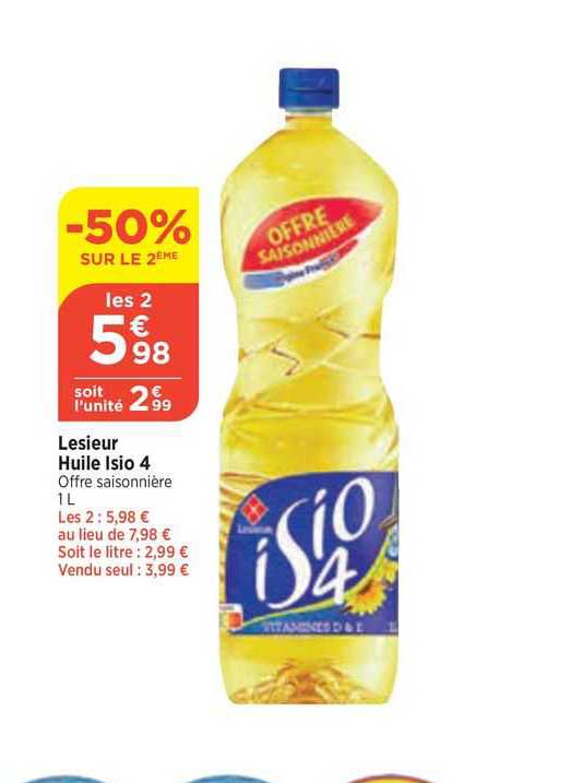 huile isio 4 lesieur