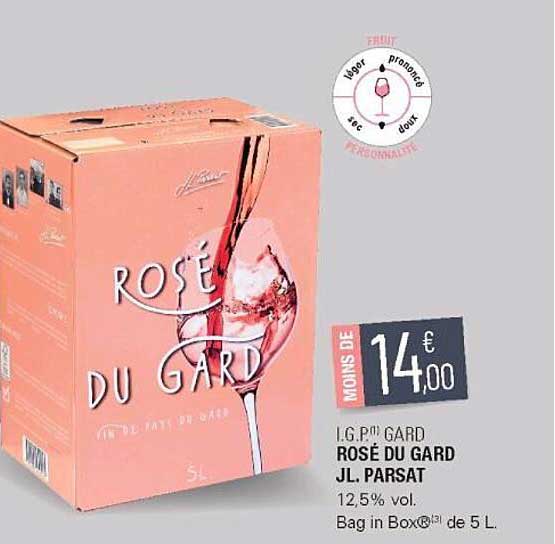 i.g.p. gard rosé du gard jl. parsat