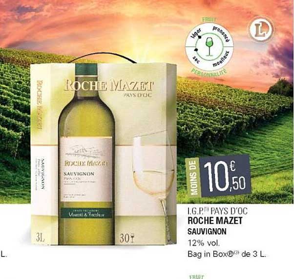 i.g.p. pays d'oc roche mazet sauvignon