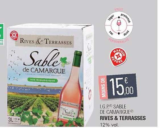 i.g.p. sable de camargue rives & terrasses