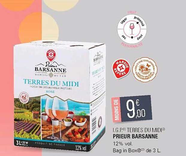 i.g.p. terres du midi prieur barsanne