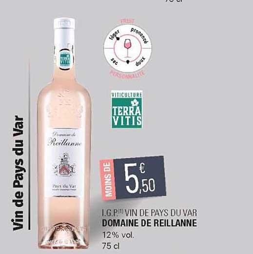 i.g.p. vin de pays du var domaine de reillanne