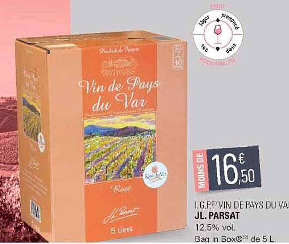 i.g.p. vin de pays du var jl. parsat