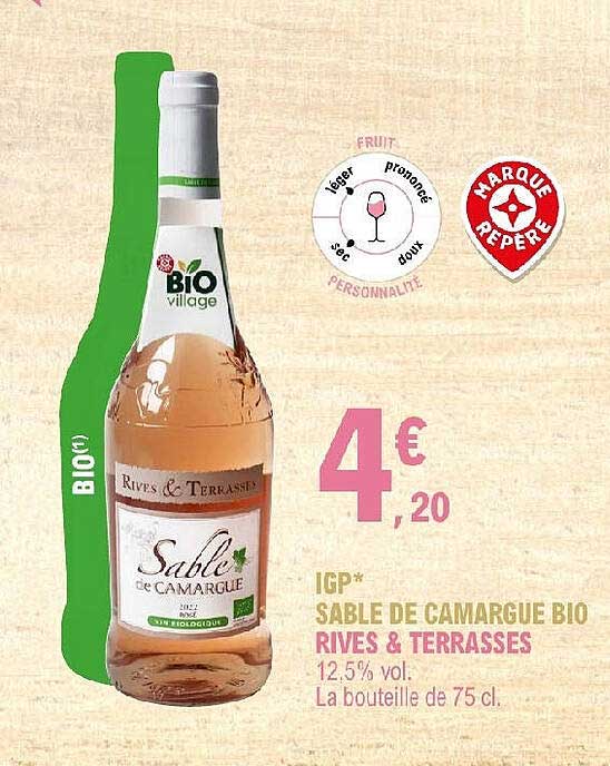 igp sable de camargue bio rives & terrasses