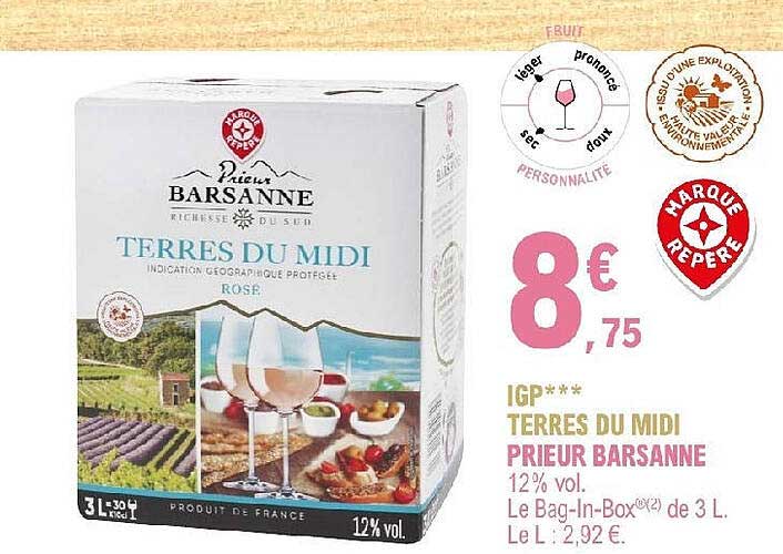 igp terres du midi prieur barsanne