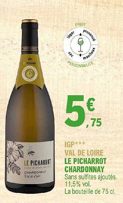 igp val de loire le picharrot chardonnay