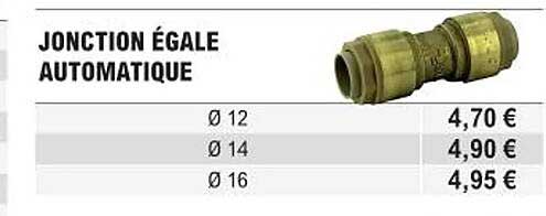 jonction égale automatique