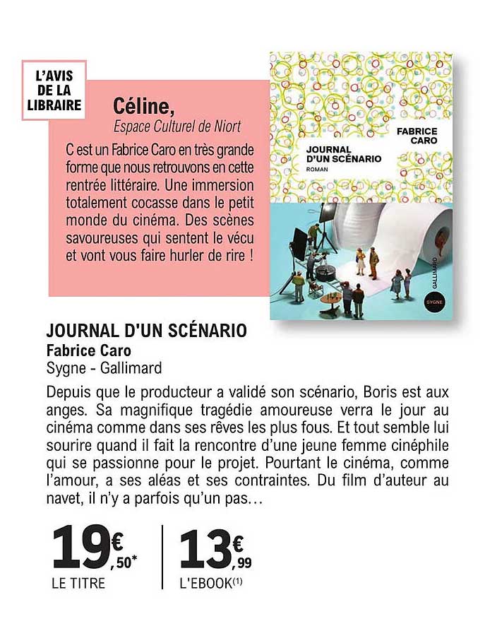 journal d'un scénario - fabrice caro